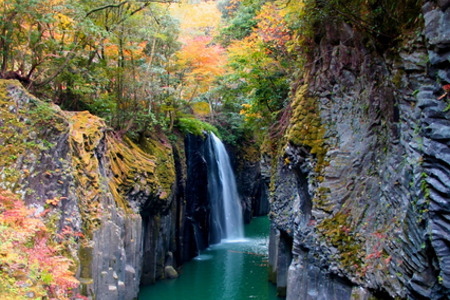 紅葉の高千穂峡