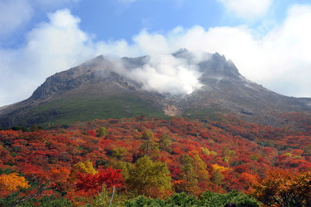 紅葉の那須