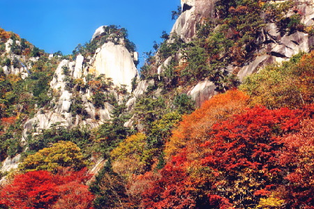 紅葉の昇仙峡