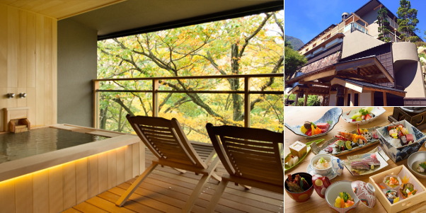 箱根・湯河原・神奈川の露天風呂付き客室＆お部屋食の温泉宿