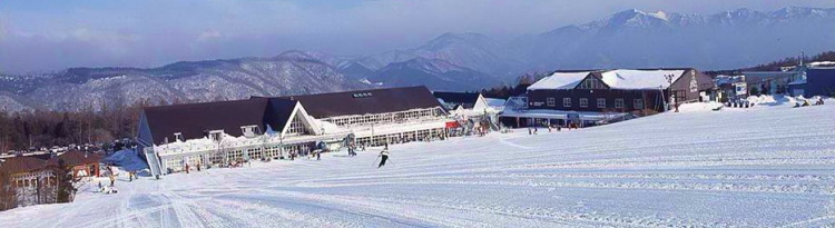 関東地方のスキー場近くのホテル