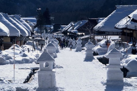 大内宿雪まつり